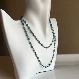 Vintage beaded turquoise necklace